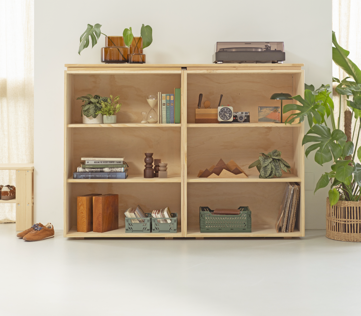 Novas estantes modulares